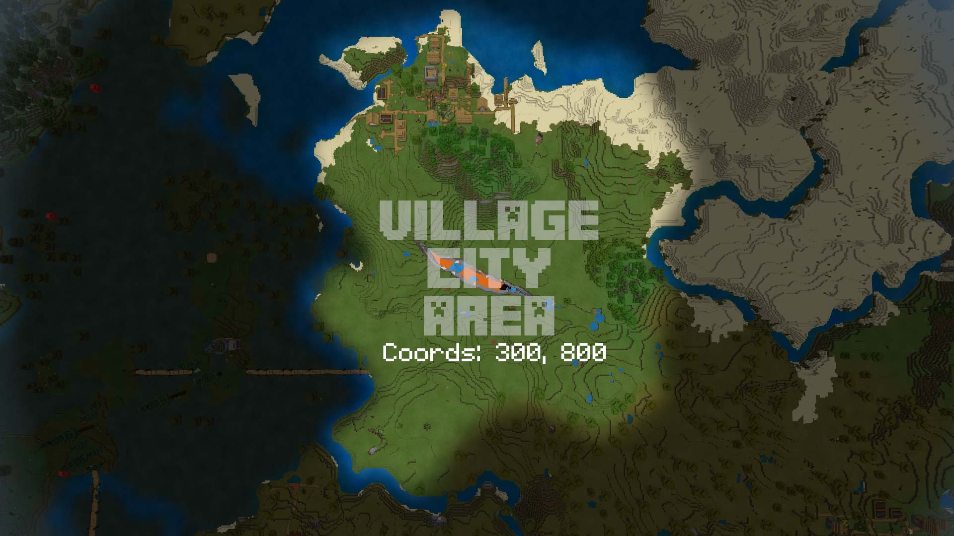 Click for full size Season 1 Village City Area